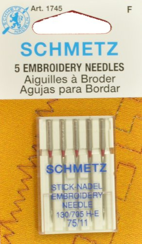 SCHMETZ Sticknadeln, Größe 75/11.