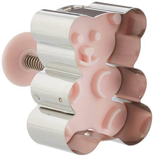Staedter, diseño de Oso Molde para Galletas con expulsor, Rosa