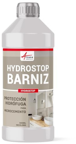 Barniz para Hormigón Pulido, protección hidrófuga y oleófuga: HYDROSTOP - 500 ml - ARCANE INDUSTRIES