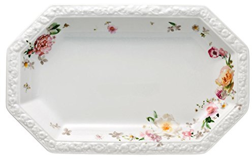 Rosenthal 10430-407165-12733 Maria Pink Rose Platte, 33 cm