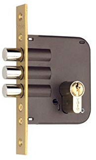 Yale-azbe 8913 - Cerradura Seguridad cilindrico monoblock hs6 bicapa