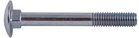 50x Schrauben DIN 603 Schloßschrauben Flachrund-Schrauben verzinkt Ø M6x60 mm