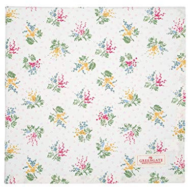 GreenGate COTTAB150MRA0102 Mira Tischdecke White 150 x 150 cm (1 Stück)