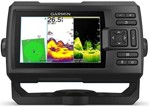 Garmin Striker Vivid 7cv Bundle with Transducer and Protective Cover, 7-inch Color Fishfinder, Vivid Scanning Sonar Color Palettes 010-02552-00