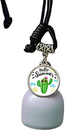 comp Hello Summer Cactus Art Déco Fashion Wind Carillon Cloche Pendentif Voiture