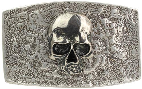 BELTINGER Gürtelschnalle Totenkopf 4,0 cm | Buckle Wechselschließe Gürtelschließe 40mm Massiv | Wechselgürtel bis 4cm
