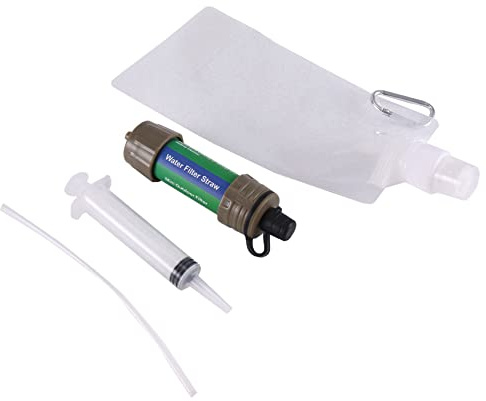 Carriere Purificateur D' ExtéRieur Filtre à Paille Mini de Filtration de Filtre pour Les ActivitéS de Plein Air d'urgence