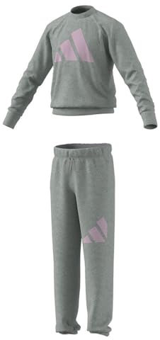 adidas Unisex - Bambini ESSENTIALS FRENCH TERRY JOGGER, white/clear pink, 11-12 Years