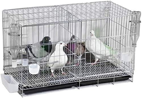 DLAZUM Professioneller Vogelkäfig für Haustiere, Vogelträger, Gartendekoration, Sittichkäfige für 1 Vogel, Kleiner Vogelkäfig aus Eisen, Heim-Papageienkäfig, Papageienliebesvogel-Eichhörnchenkäfig,