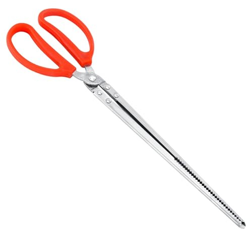 Derwrtup Snake Feeding Tongs - 15 Inch Reptile Feeding Tongs - Long Large Tweezer - Ball Pythons Tank Accessories | For Terrarium Reptile Vivarium Corn Ball Pythons Axolotl Bearded Dragon Supplies