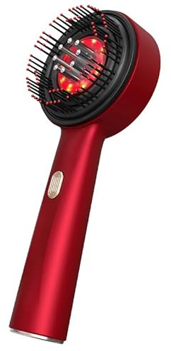 Masseur électrique du cuir chevelu, peigne électrique portable de massage du cuir chevelu et des cheveux, brosse de massage du cuir chevelu shiatsu sans fil, massage profond du cuir chevelu pour déten