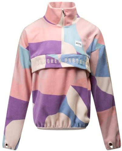 Eivy Damen Ball Fleece Pullover, Abstract Pastels, XXL EU