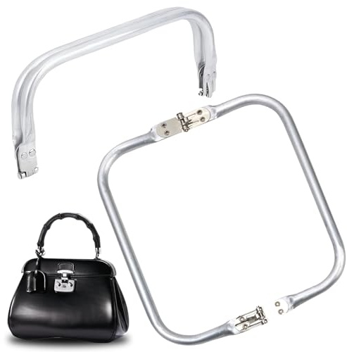 Taschenrahmen Verschluesse YOURKAY 2Stück U-Förmige Aluminiumtaschenverschlüsse, Aluminium Geldbeutel Rahmen,Taschenverschluss Metall Interner Drahtrahmen Geldbörse Rahmen Metall U Förmige Griffe Rahm