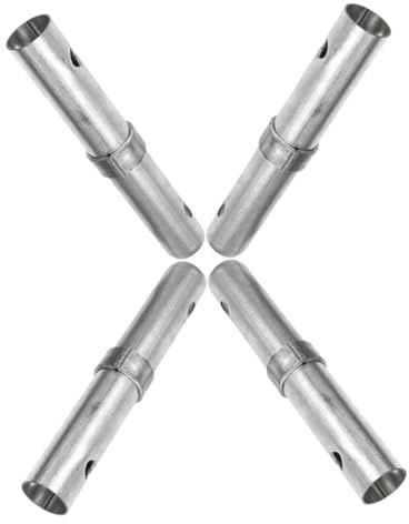 DONFAMDS 4pcs Scaffolding Link Rods Heavy Duty Galvanized Scaffold Support Bars 34mm Thickened with 8cm Spacing for Scaffold Safety Outrigger and Construction Use