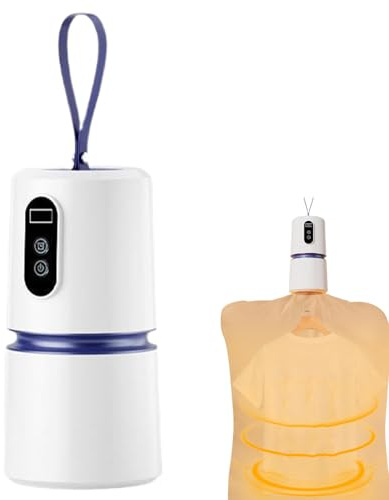 Raypontia Asciugabiancheria Portatile - Per con Timer,Asciugatrice Portatile Mini per Viaggio Campeggio Dormitorio Bagno Spiaggia Piscina Balcone