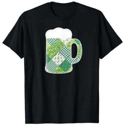 Chope à bière matelassée pour la Saint-Patrick 2026 T-Shirt