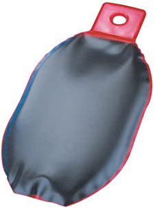 Maximex Moorwärmflasche Exquisit, Wärmflasche mit Moorgel für die Mikrowelle mit Velours-Beschichtung, 32 x 1,5 x 17 cm