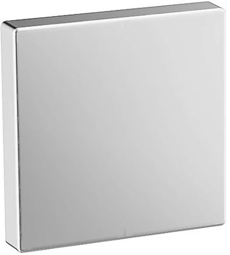 Hansa - 44810000 Außenteil hydrostatischer Verschlussplatte, auf quadratischer Rosette, 75 x 75 mm, Chrom