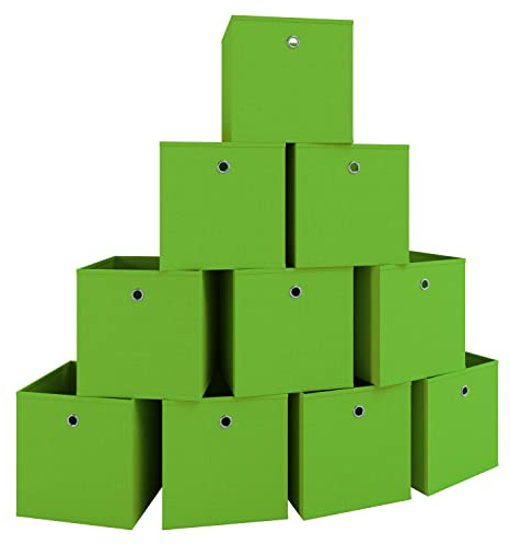 VCM - Set med 10 vikbara boxar Boxas