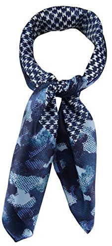 TigerTie Damen Nickituch Halstuch gemustert - Halstuchgröße 60 x 60 cm