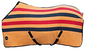 HKM Professional Premium Abschwitzdecke Schwarz/Rot/Gold 165