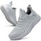 Feethit Donna Scarpe da Ginnastica Sportive ConfortevoleSneakers Casual all'Aperto Grigio Chiaro 41