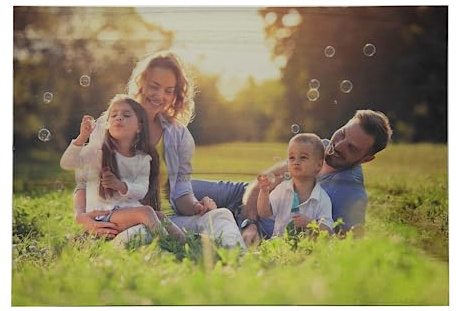 PrintedGift Stampa Personalizzata su Quadro in Legno Spesso 1cm - Personalizzata con la tua Foto - Legno di Alta Qualità e Stampa in HD - 20x30 cm
