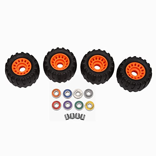 Off Road Skateboard Longboard Rollen (4 Stück mit Lagerhülsen)
