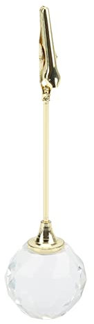 Portanumero da tavolo alto 12 cm Portacarte segnaposto, Portacarte da tavolo con diamanti in cristallo, Portacarte da tavolo Portafoto con clip per foto, Cartelli alimentari, Appunti