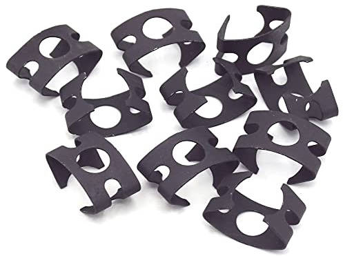 10 x YOU.S Original Bremsschlauch Bremsleitung Halteklammer Befestigung Ø 10 mm schwarz - 4D0611715