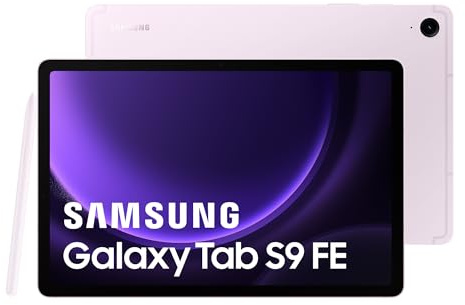 Samsung Galaxy Tab S9 FE Tablette, 10.9'' Wifi 256Go, S Pen inclus, Batterie longue durée, Certification IP 68, Lavande, Version FR