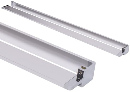Rea ETAGERE POUR PAROI DE DOUCHE EVO CHROME Support de Douche en Aluminium pour Salle de Bain (argenté)