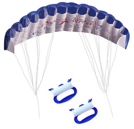 BAYORE Stunt Parafoil Weich Mit Leine Für Jugendliche Ab 8 Jahren Strand Für Erwachsene Zum Spielen Party Outdoor Sport Einfaches Fliegen Für Fliegendes Spielzeug Für Kinder Von 8–12 Jahren