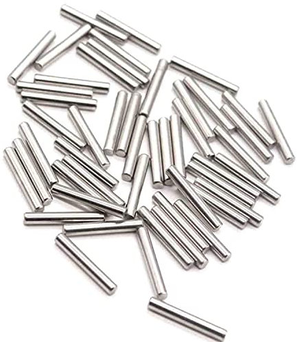 JIEYUZYUO 50 Pezzi Lunghezza Del Perno Del Tassello 4-26 Mm, 304 Supporto in Acciaio Inossidabile Pin Fissing Elementi Di Fissarsi Utilizzati su Posizione Precisa, Diametro 3 Mm/Length 10Mm