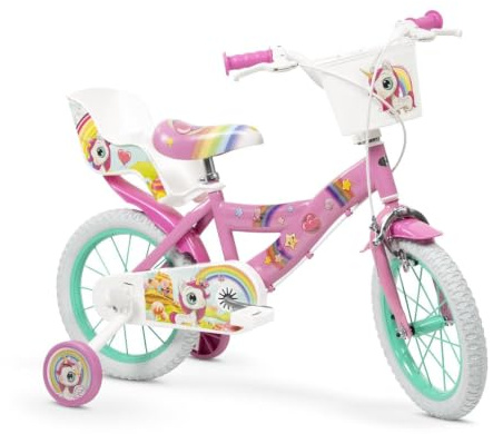 TOIMSA Einhorn-Fahrrad, 35,6 cm (14 Zoll), 4/6 Jahre