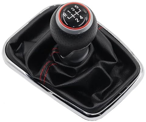 Schaltknäufe Für VW 99-04 Für Golf 4 IV MK4 Für GTI R32 Für Bora Für Jetta Getriebe Griff Hebel 12MM Schaltknauf Auto Schalthebel(R12345 speed type 4)