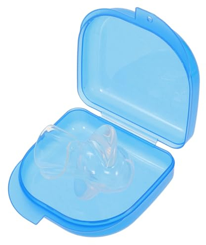 Beaupretty Copri Lingua Antirussamento in Silicone Traspirante Controllo Lingua, Dispositivo Mini per Dormire Contro Apnee Notturne
