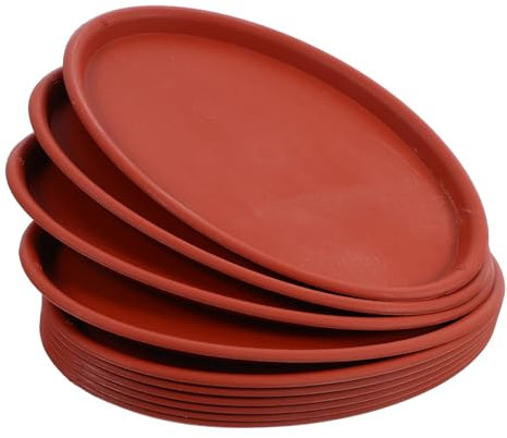 INOOMP 10stücke Blumentopf-untertasse Aus Kunststoff Pflanzenwasserauffangschale Tropfschalen Für Topfpflanzen Tiefe Auffangschale Für Wasser Blumentopfschalen Zum Schutz Der Oberflächen