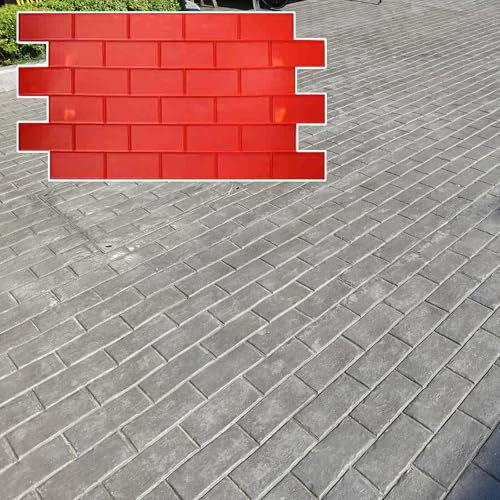 Moldes Hormigon Impreso Sellos De Ladrillo De Hormigón, Tapete De Textura De Pizarra Irregular Realista, Antideslizante Para Patio Trasero Con Asas Prácticas, Múltiples Patrones, Molde De Pavimentació