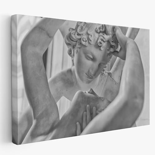 Artis Laboratory Poster Riproduzione Amore e Psiche di Canova 100x150cm Il Mito - Stampa su Tela Artistica SENZA CORNICE, Quadri Moderni Soggiorno, Arredo Casa Ufficio, Eco-Friendly, Made in Italy