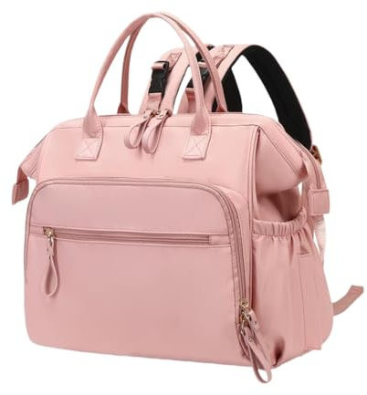 ＡＷＨＡＯ Baby Windel Bag Travel Windel Tasche Windel Bag Windel wechseln Rucksack für Outdoor, Rosa