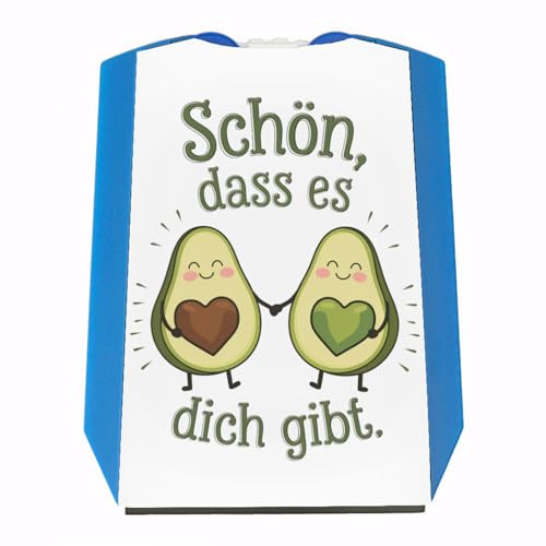 speecheese Avocado Herzkerne Parkscheibe Schön DASS es Dich gibt lustiger Spruch für Autofahrer - perfektes Accessoire fürs Parken
