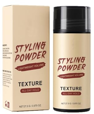 Poudre texturisante pour cheveux, poudre coiffante pour femme ajoute instantanément de la texture et du volume, tenue toute la journée, poudre légère et moelleuse, finition mate naturelle, sans