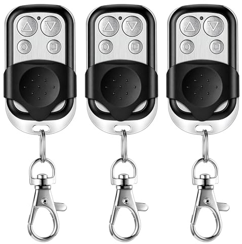 3 Pezzi Telecomandi Universali per Cancelli, Telecomando Cancello Universali 433,92 MHz, Telecomando per Cancelli, Telecomando Universale Cancello, Telecomandi Universali per Garage