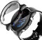 sciuU Coque Compatible avec Amazfit GTR3 / GTR3 Pro, [Ensemble de 2] Boîtiers Étui de Protection avec Protection D'écran en TPU Flexible, Anti-Chocs Spécialement pour GTR 3 / GTR 3Pro - Noir