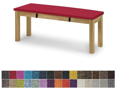 yaoumeo Bankauflage Sitzkissen,Bankkissen,80x40x5cm Gartenbank Auflage,Waschbar-Abnehmbarem,Mehrere Farbgrößen Verfügbar(Dunkel Rot)