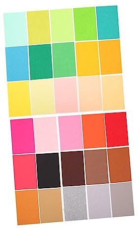 COHEALI 40pièces Feutre Colorées Pour Loisirs Créatifs Patchwork Et Travaux Manuels