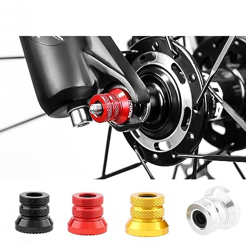 Fahrradnaben Mutter M5 Fahrradmutter Hinterradnaben Achsmutter Aluminiumlegierung Mutter Mountainbike Teil Hinterrad Sicherungsschraube
