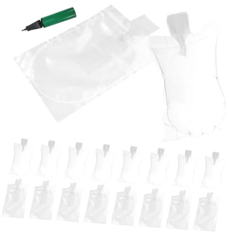 SAFIGLE 100pcs Boot Calf Stretcher Inflatables Semi-circular Filling for Shoe Shape Keeper Space Saver Bags