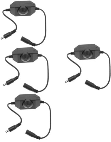 HOMSFOU 4pièces Contrôleur De Luminosité Led Rotatif Pour Bande Led Brillance Dimmable Et Pratique
